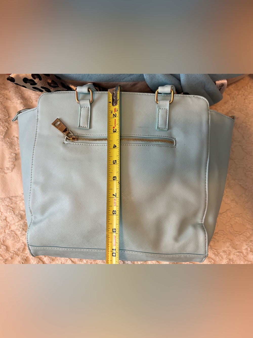BCBG Paris Baby Blue Satchel - Picture 7 of 15
